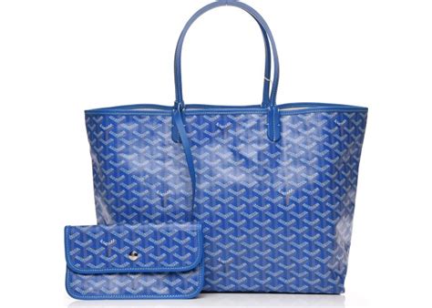 light blue goyard tote|goyard st louis pm bag.